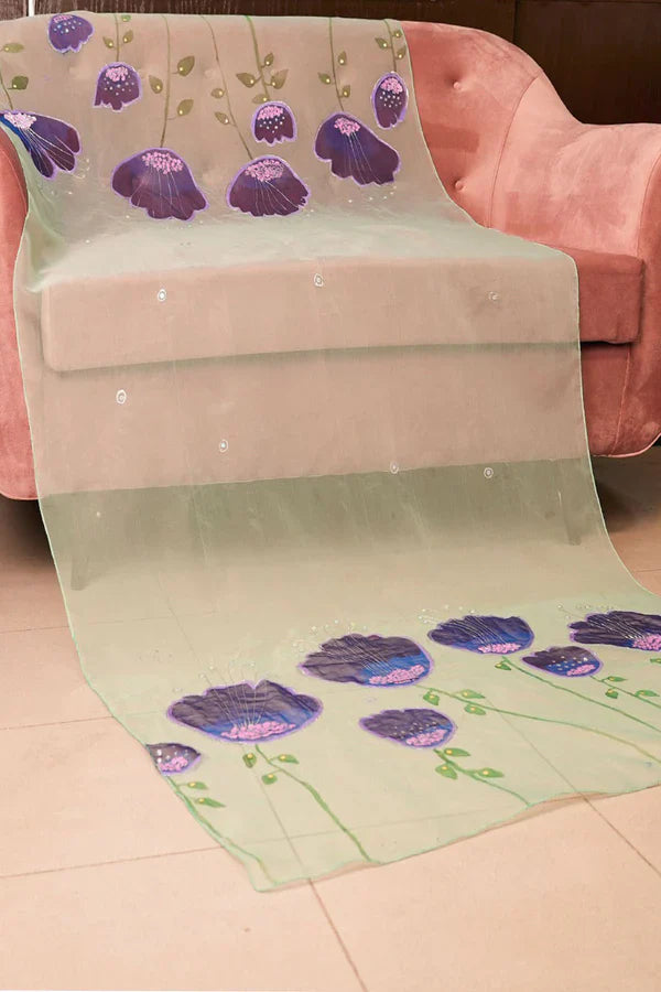 Fancy Collection - Madiha Jahangir - Hand Painted Dupatta - D#19