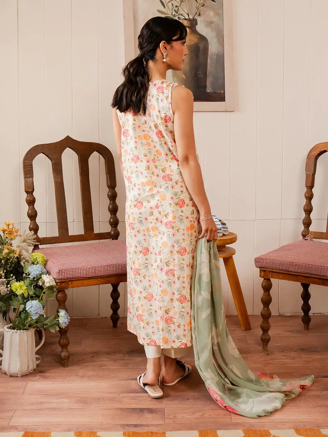 Izel | Oh Spring Lawn 25 | FLORA (B) - Official Izel - Agha Fabrics UK