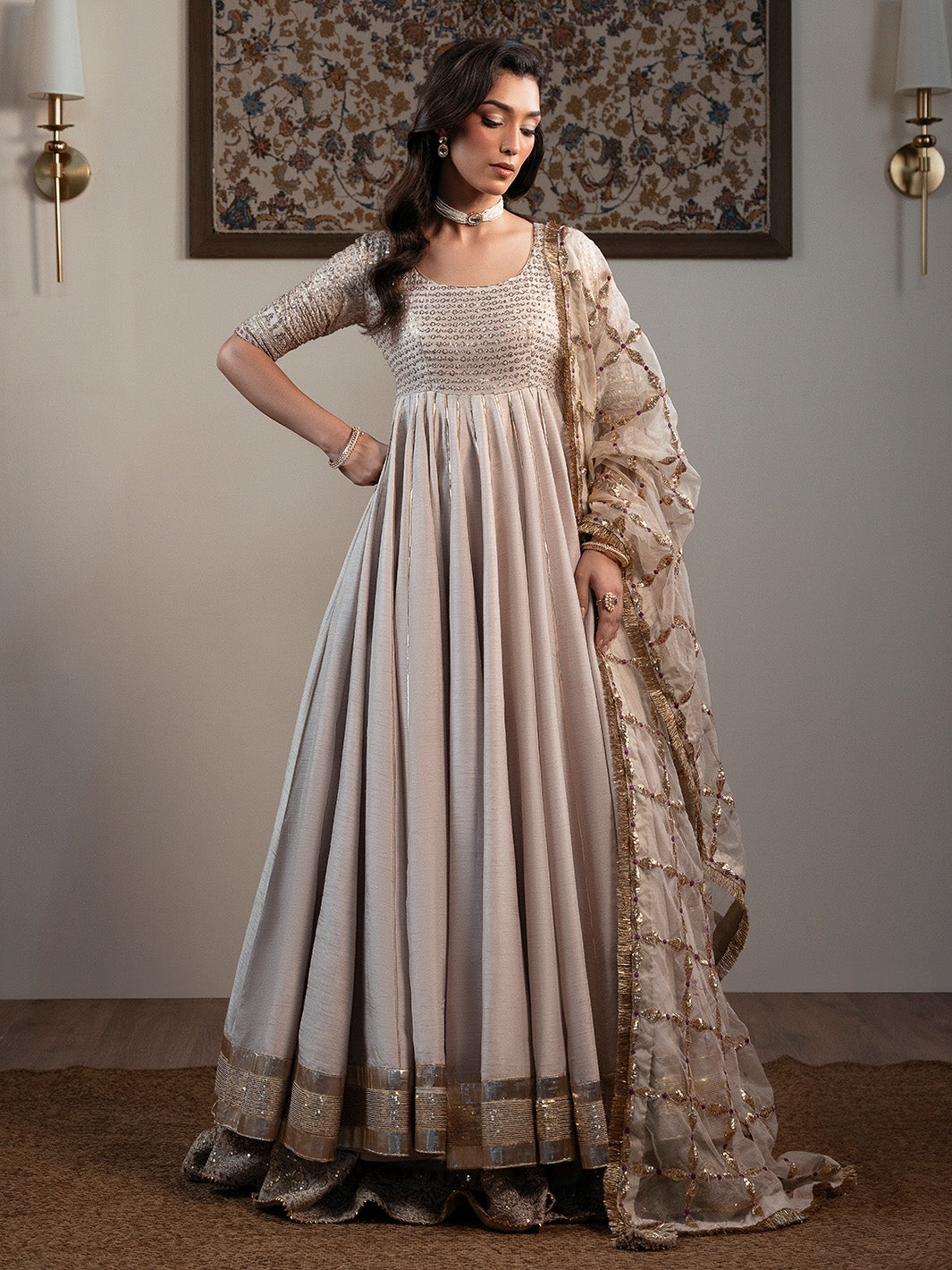 Faiza Faisal | Zareen Luxury Formals | DUCHESS - Official Faiza Faisal - Agha Fabrics UK