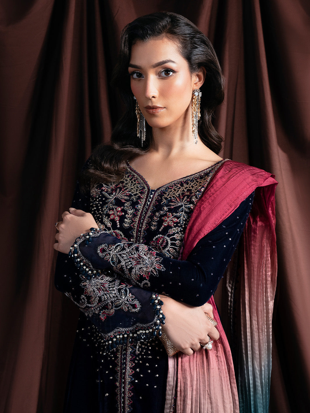 Faiza Faisal | Solene Luxury Velvets | ECLAT - Official Faiza Faisal - Agha Fabrics UK