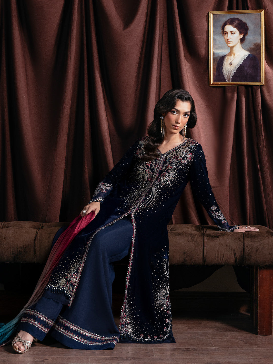 Faiza Faisal | Solene Luxury Velvets | ECLAT - Official Faiza Faisal - Agha Fabrics UK