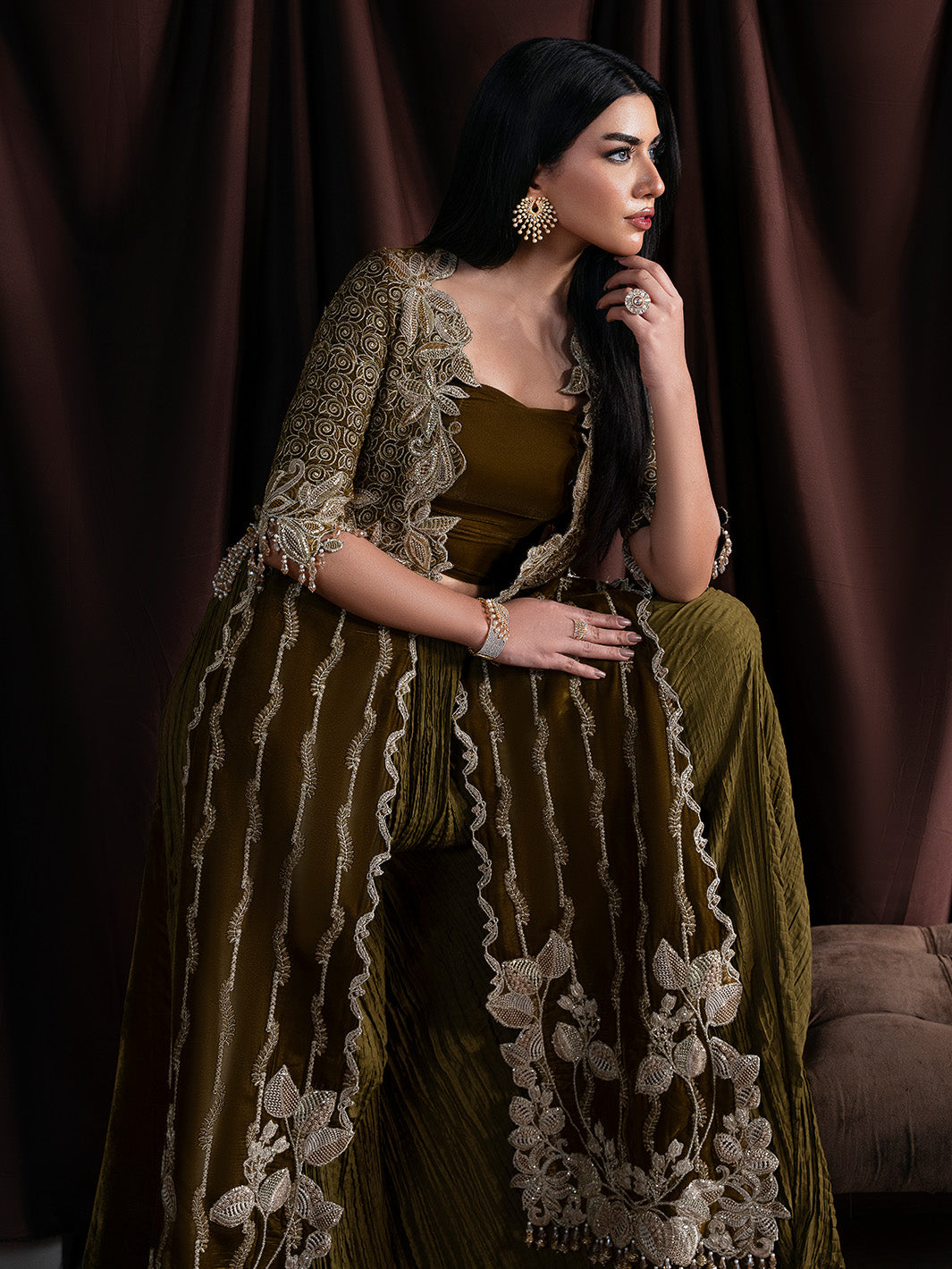 Faiza Faisal | Solene Luxury Velvets | EVANIA - Official Faiza Faisal - Agha Fabrics UK