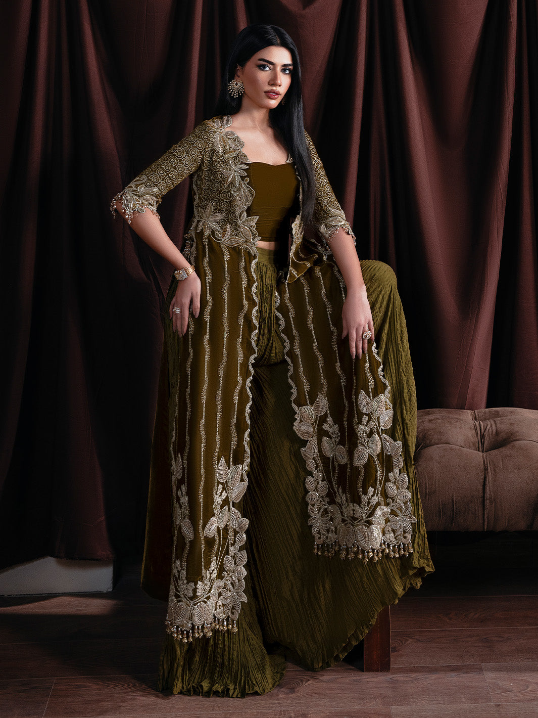 Faiza Faisal | Solene Luxury Velvets | EVANIA - Official Faiza Faisal - Agha Fabrics UK
