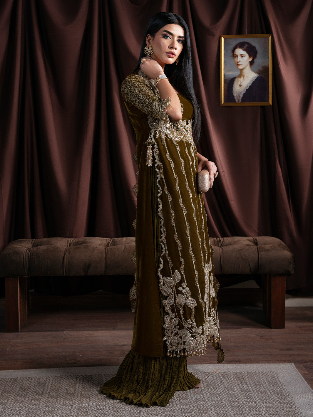 Faiza Faisal | Solene Luxury Velvets | EVANIA - Official Faiza Faisal - Agha Fabrics UK