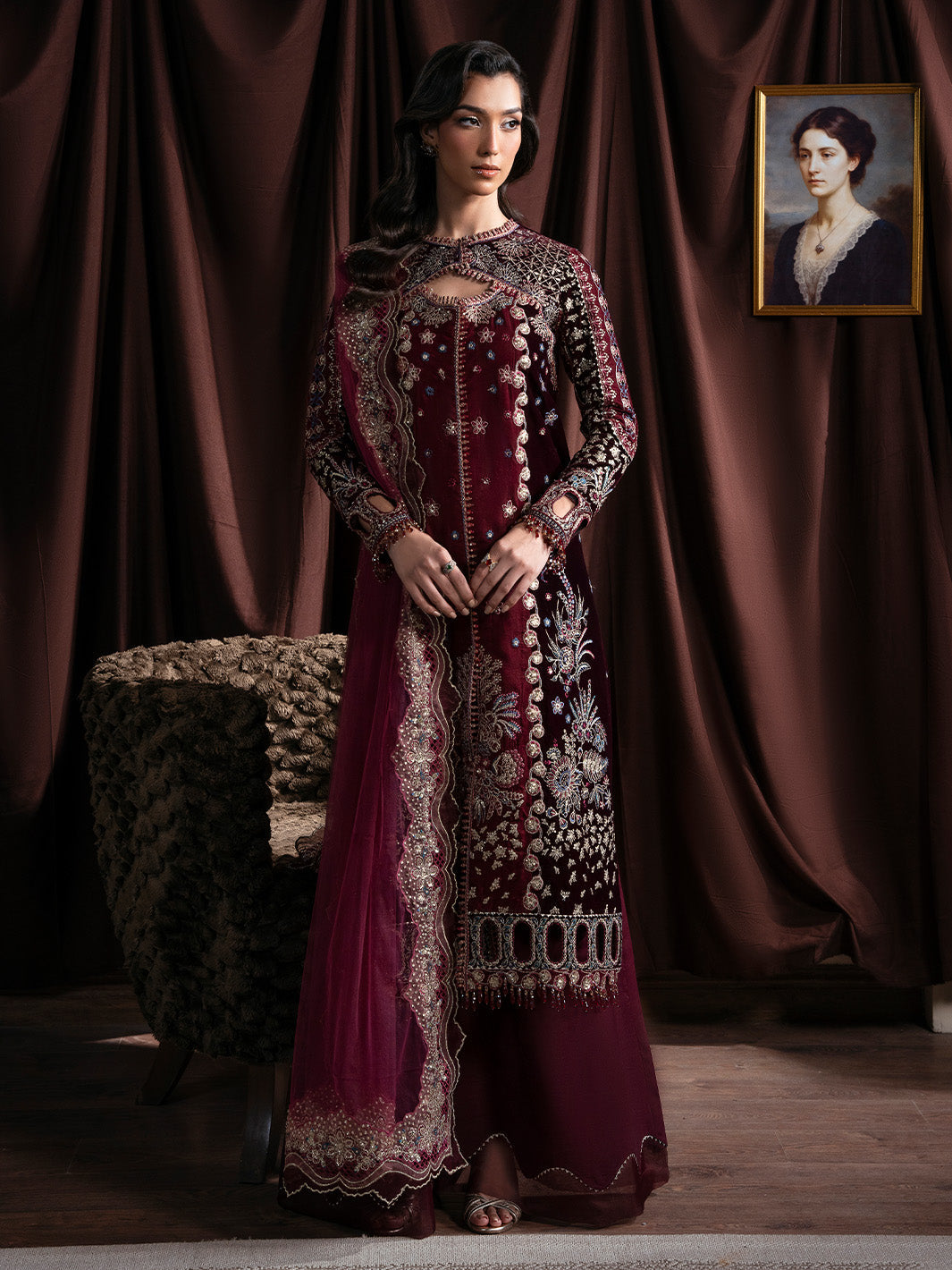 Faiza Faisal | Solene Luxury Velvets | RAVENA - Official Faiza Faisal - Agha Fabrics UK