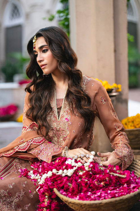 Maryum N Maria | Gulnaar Formals | 3 Piece Embroidered Chiffon VARVARA - FSU5651