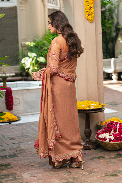 Maryum N Maria | Gulnaar Formals | 3 Piece Embroidered Chiffon VARVARA - FSU5651