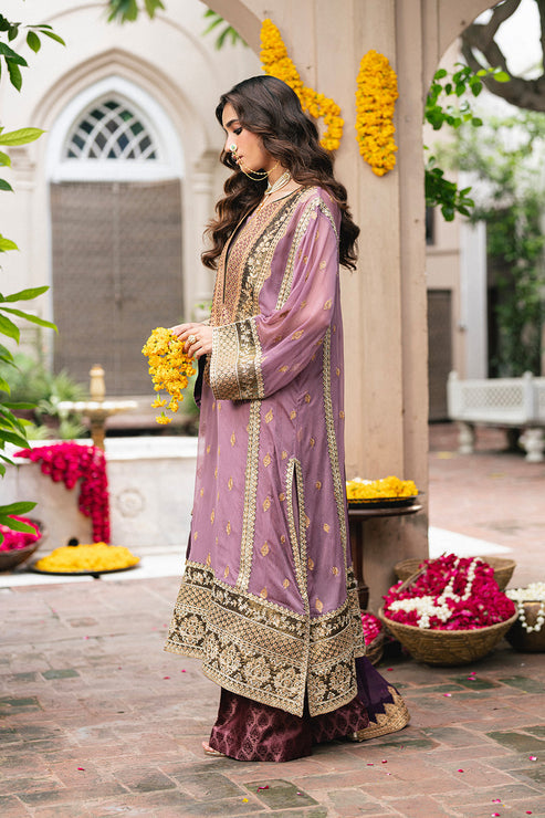 Maryum N Maria | Gulnaar Formals | 3 Piece Embroidered Chiffon KAMILLA - FSU5654