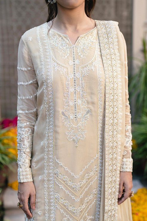 Maryum N Maria | Gulnaar Formals | 3 Piece Embroidered Chiffon ANASTASIA - FSU5655