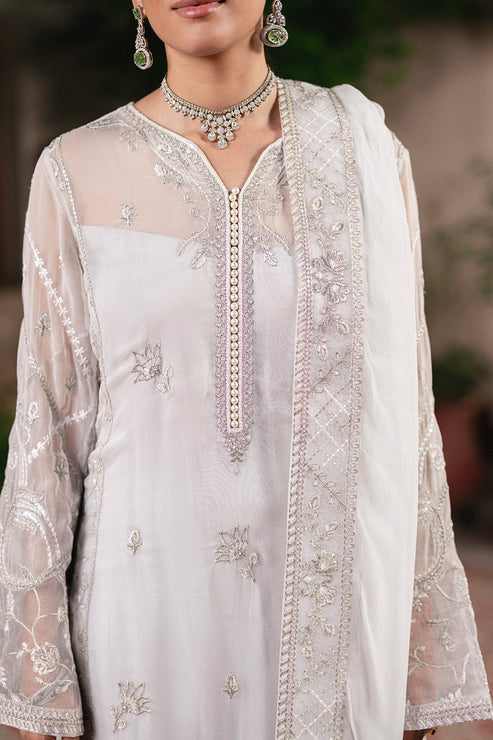 Maryum N Maria | Gulnaar Formals | 3 Piece Embroidered Chiffon FAINA - FSU5656