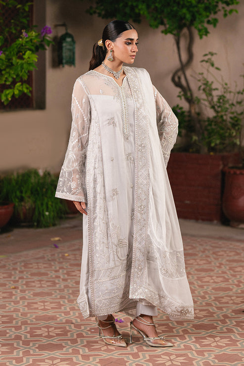 Maryum N Maria | Gulnaar Formals | 3 Piece Embroidered Chiffon FAINA - FSU5656