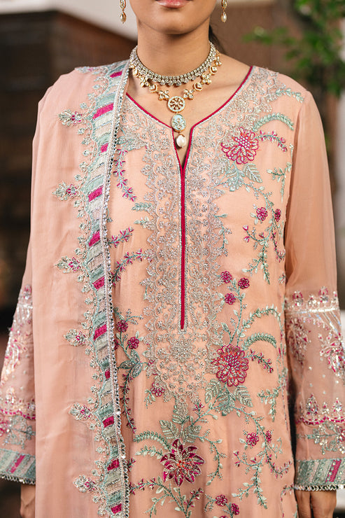 Maryum N Maria | Gulnaar Formals | 3 Piece Embroidered Chiffon ANYA - FSU5659