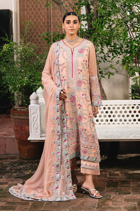 Maryum N Maria | Gulnaar Formals | 3 Piece Embroidered Chiffon ANYA - FSU5659