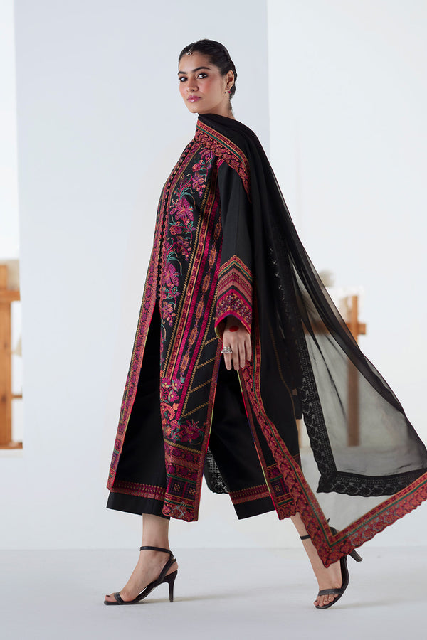 Maryum N Maria | Noore Winters 25 | 3 Piece Embroidered Khaddar PANRA - FSU5677