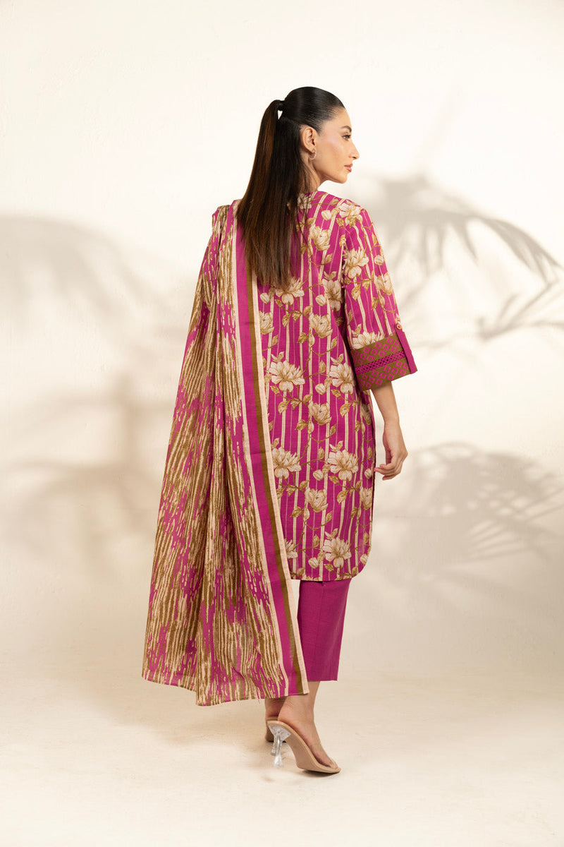 Al Karam | Winter 25 | FW-121-25-1-Pink - Official Al Karam - Agha Fabrics UK