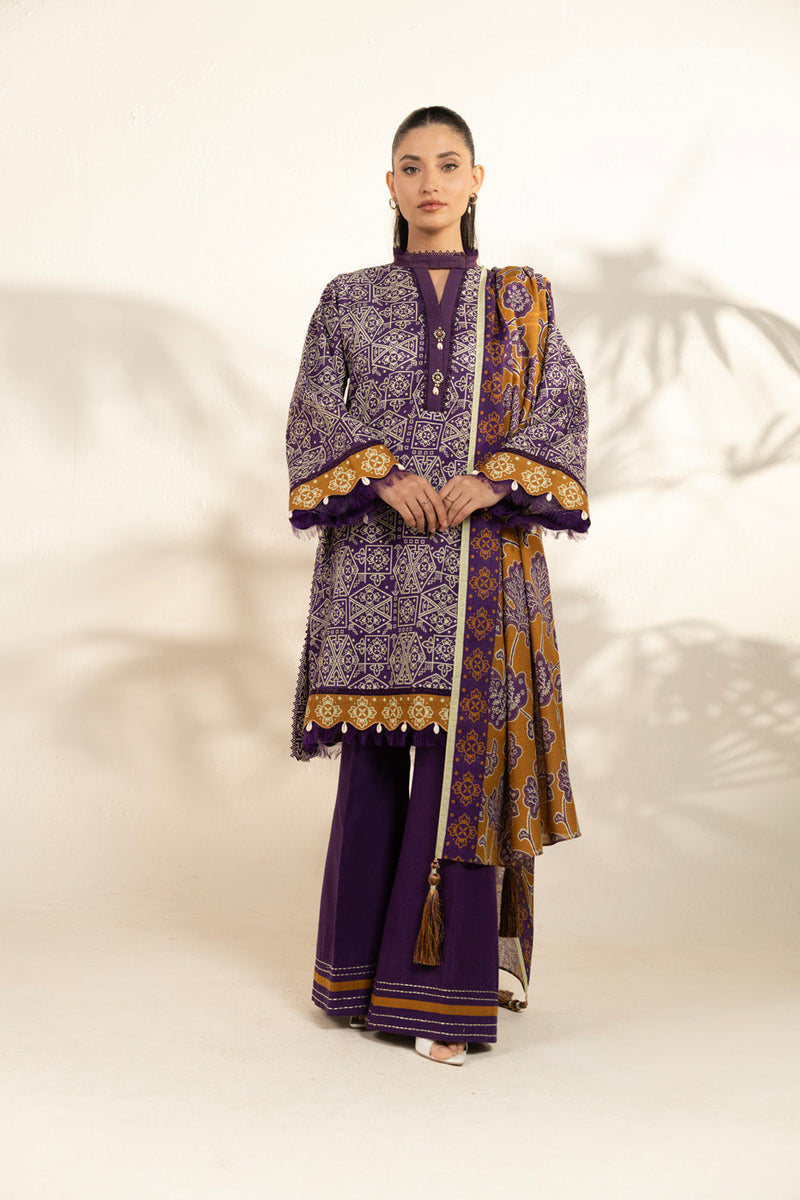 Al Karam | Winter 25 | FW-126-25-1-Purple - Official Al Karam - Agha Fabrics UK
