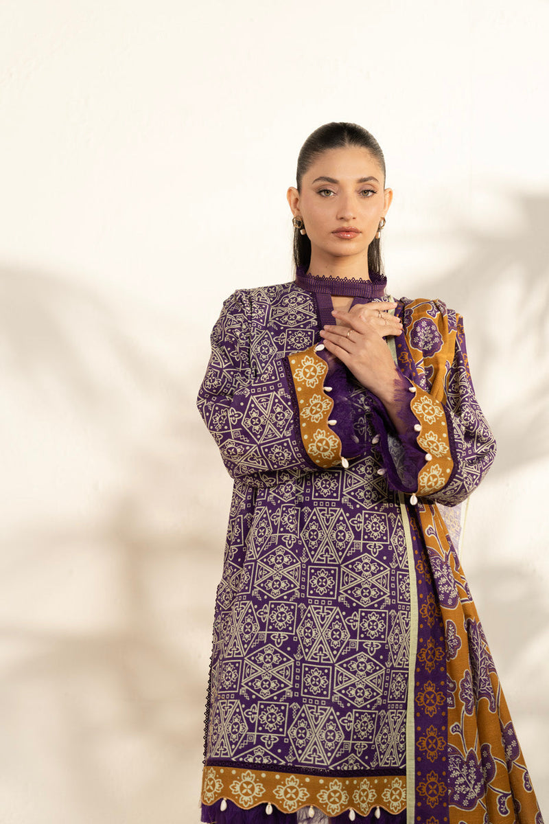 Al Karam | Winter 25 | FW-126-25-1-Purple - Official Al Karam - Agha Fabrics UK