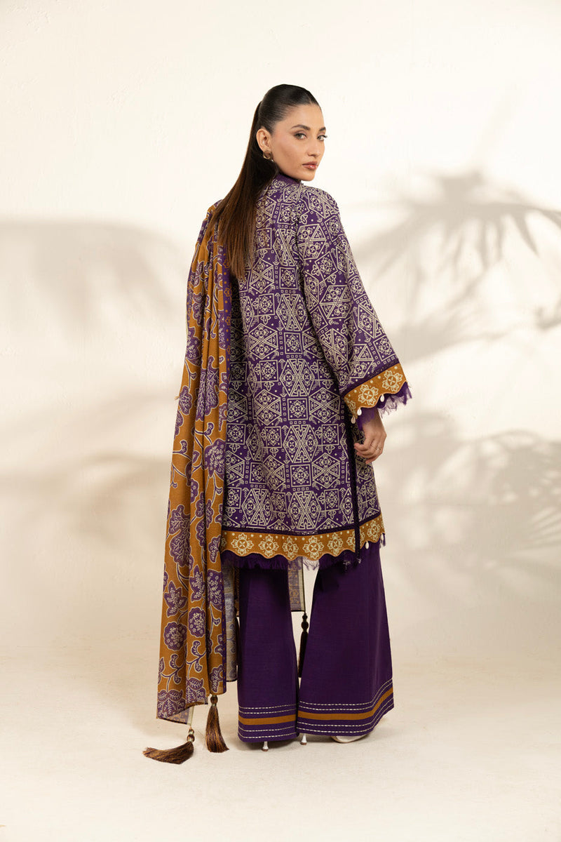 Al Karam | Winter 25 | FW-126-25-1-Purple - Official Al Karam - Agha Fabrics UK