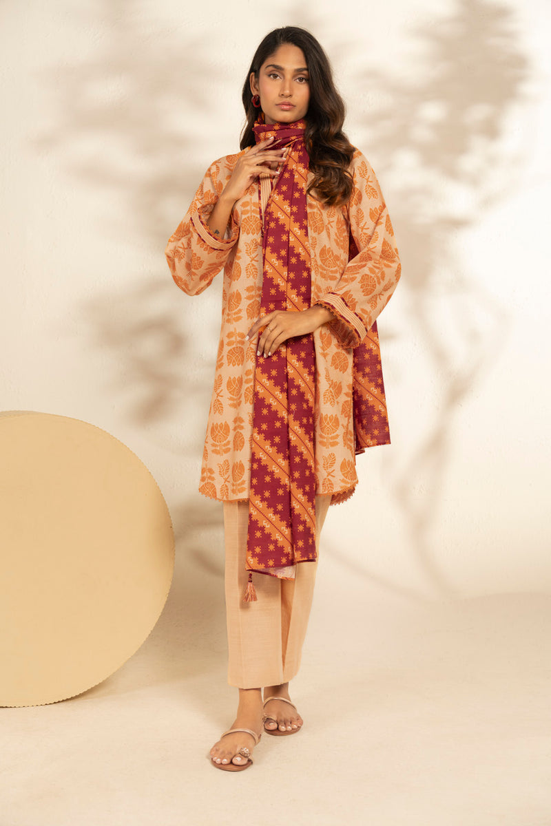 Al Karam | Winter 25 | FW-127-25-1-Beige - Official Al Karam - Agha Fabrics UK