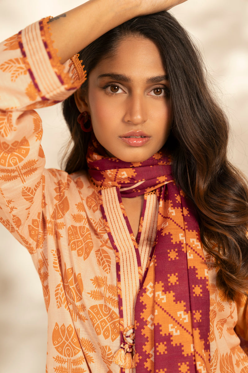 Al Karam | Winter 25 | FW-127-25-1-Beige - Official Al Karam - Agha Fabrics UK