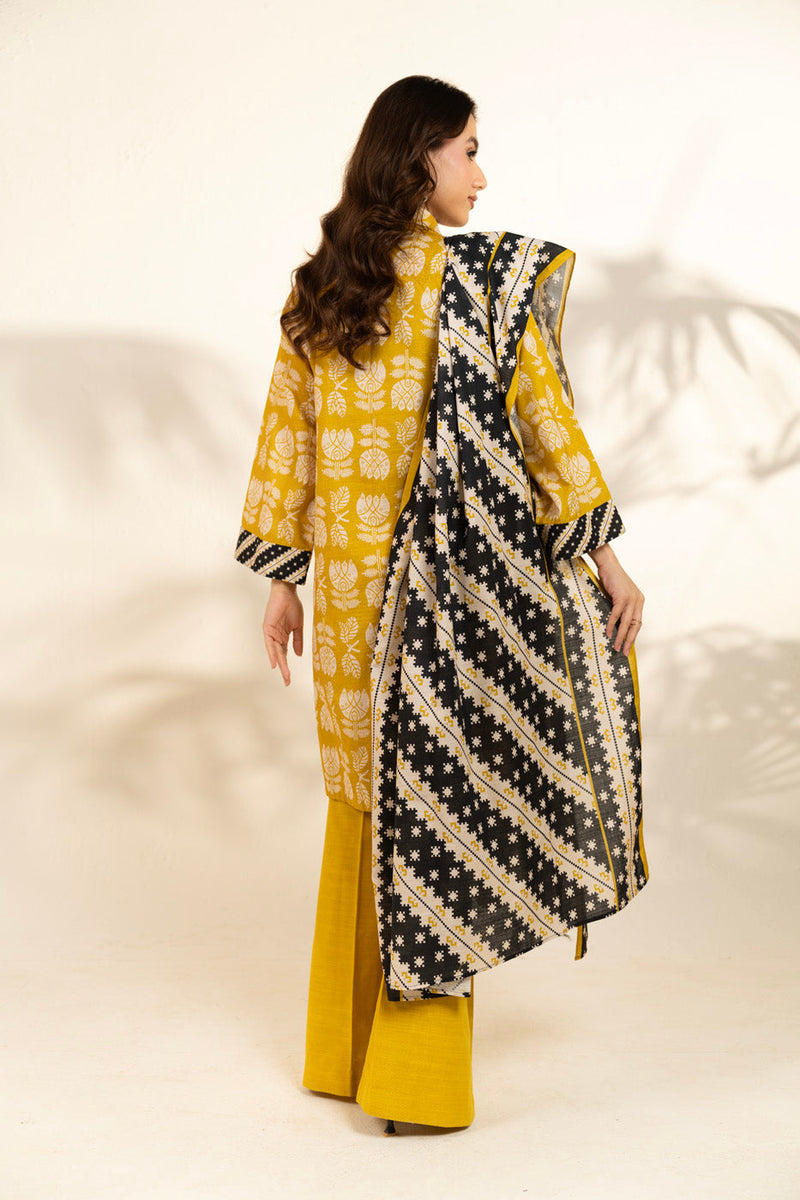 Al Karam | Winter 25 | FW-127-25-1-Yellow - Official Al Karam - Agha Fabrics UK