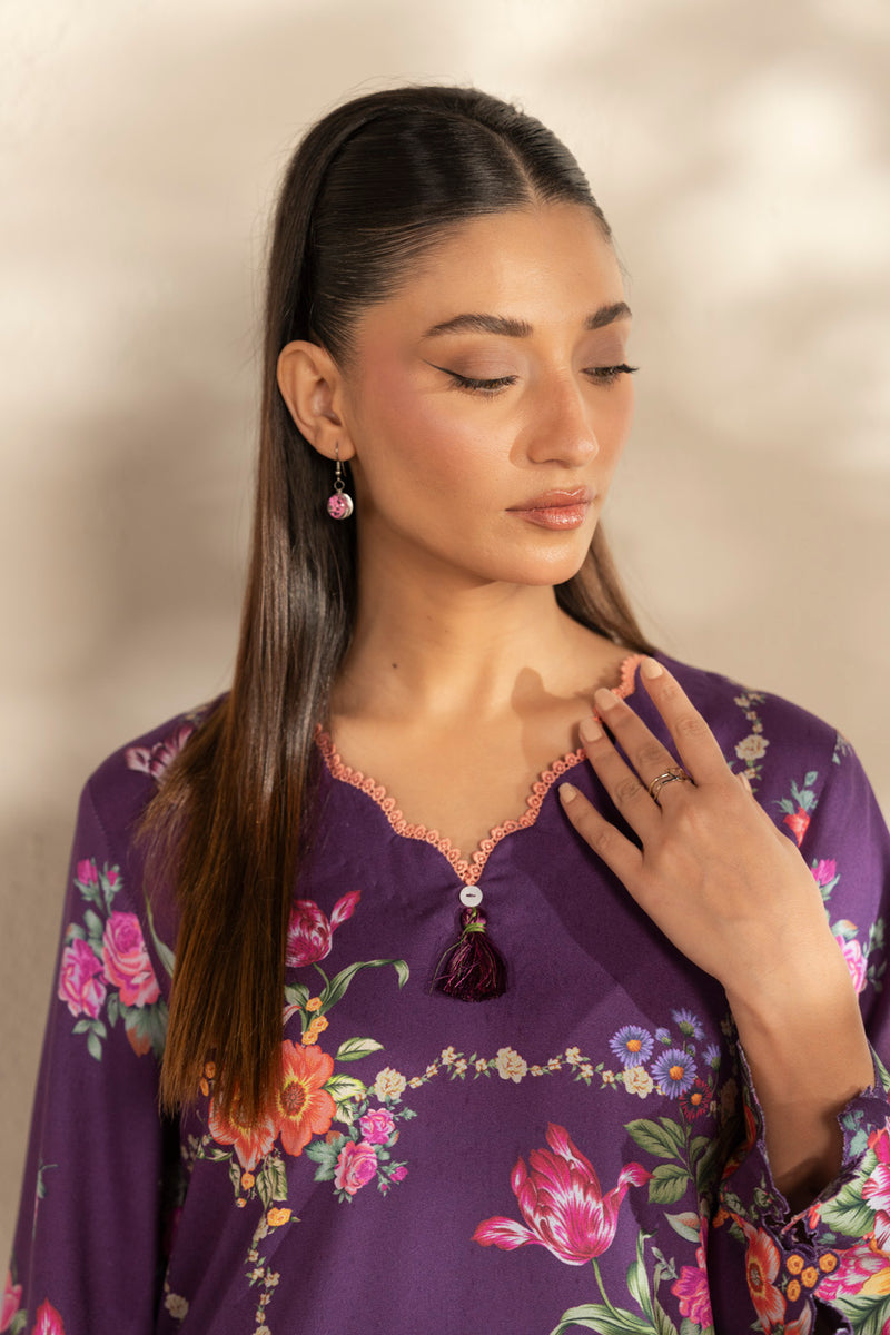 Al Karam | Winter 25 | FW-139-25-1-Purple - Official Al Karam - Agha Fabrics UK