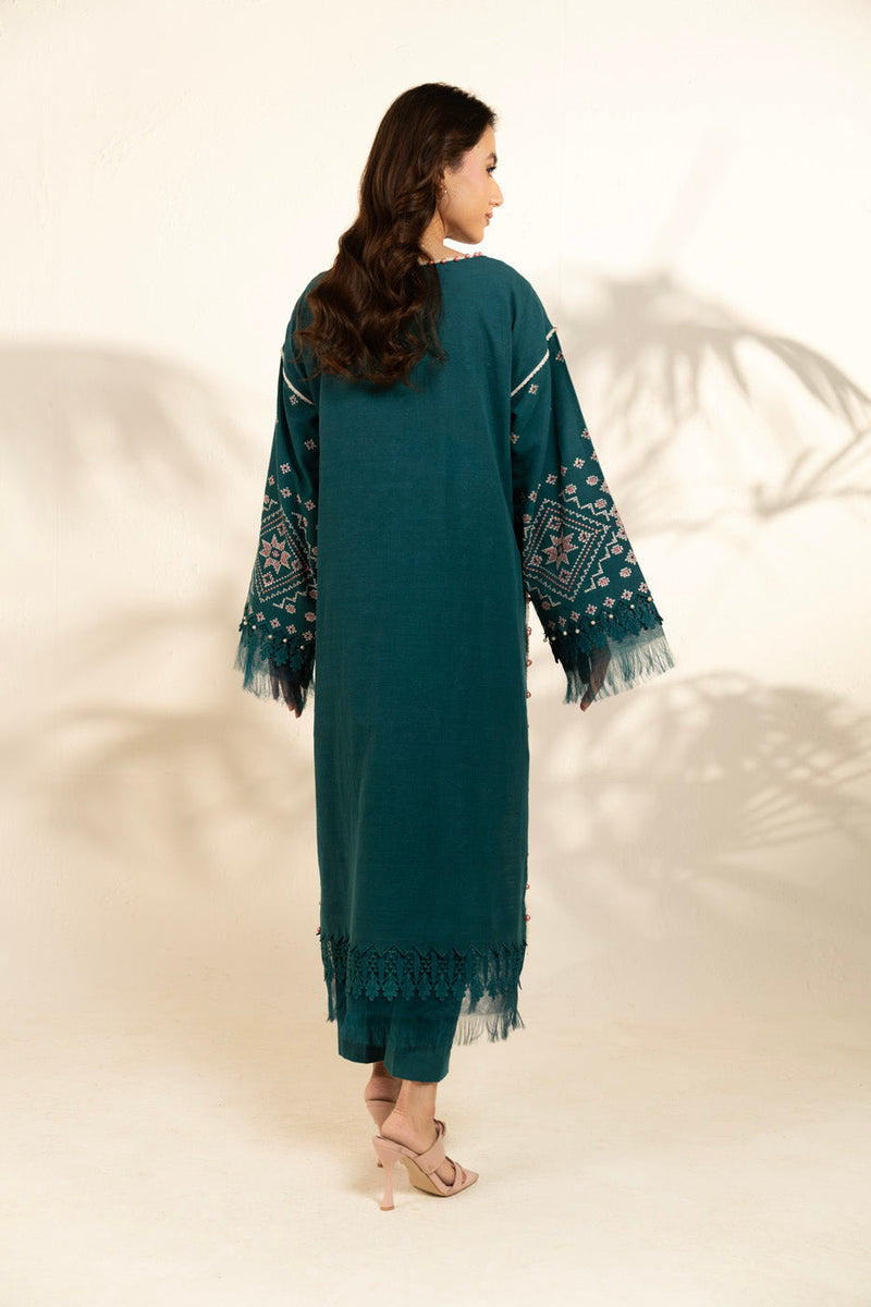Al Karam | Winter 25 | FW-142-25-1-Teal - Official Al Karam - Agha Fabrics UK