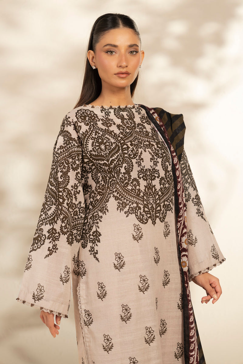 Al Karam | Winter 25 | FW-160.1-25-1-Black - Official Al Karam - Agha Fabrics UK