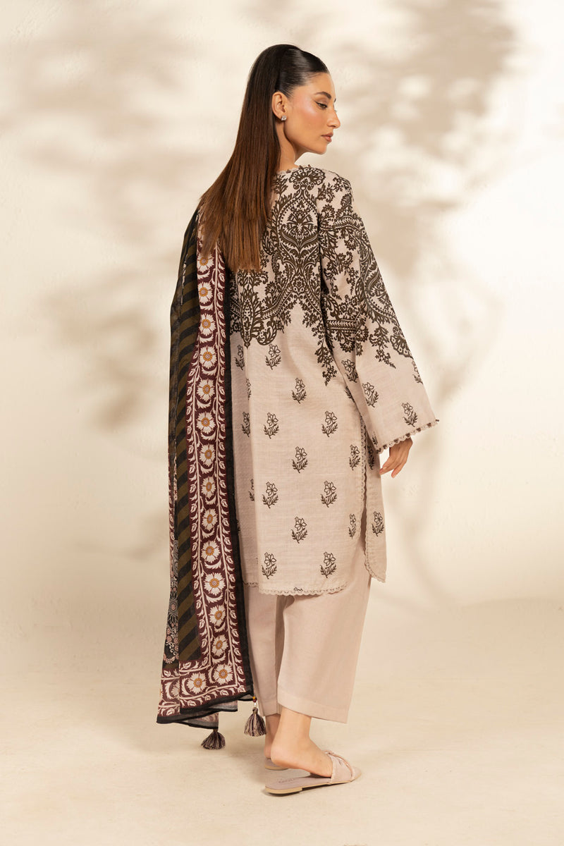 Al Karam | Winter 25 | FW-160.1-25-1-Black - Official Al Karam - Agha Fabrics UK