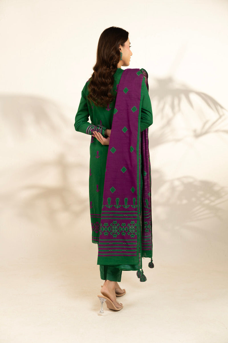 Al Karam | Winter 25 | FW-162.1-25-1-Green - Official Al Karam - Agha Fabrics UK