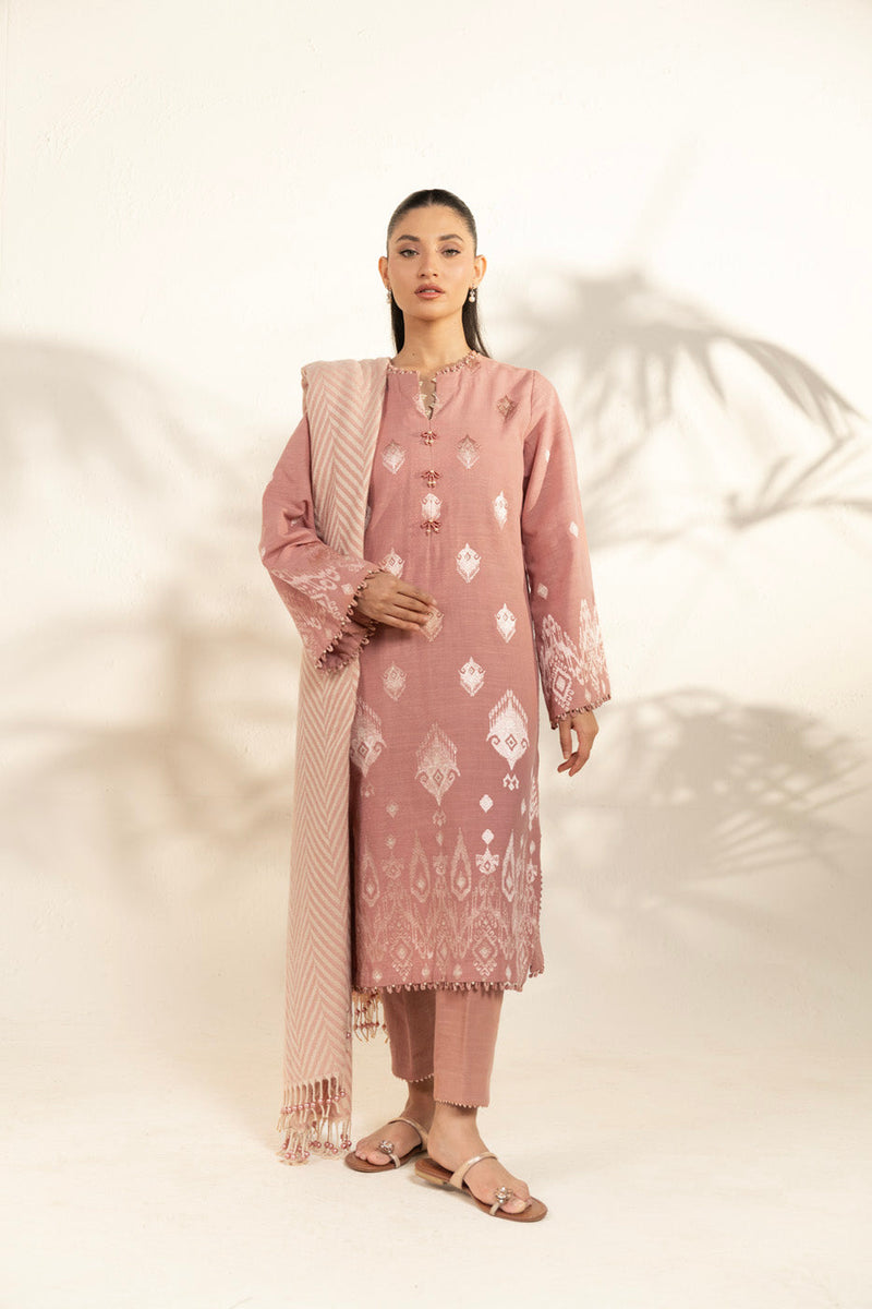 Al Karam | Winter 25 | FW-78-25-1-Pink - Official Al Karam - Agha Fabrics UK