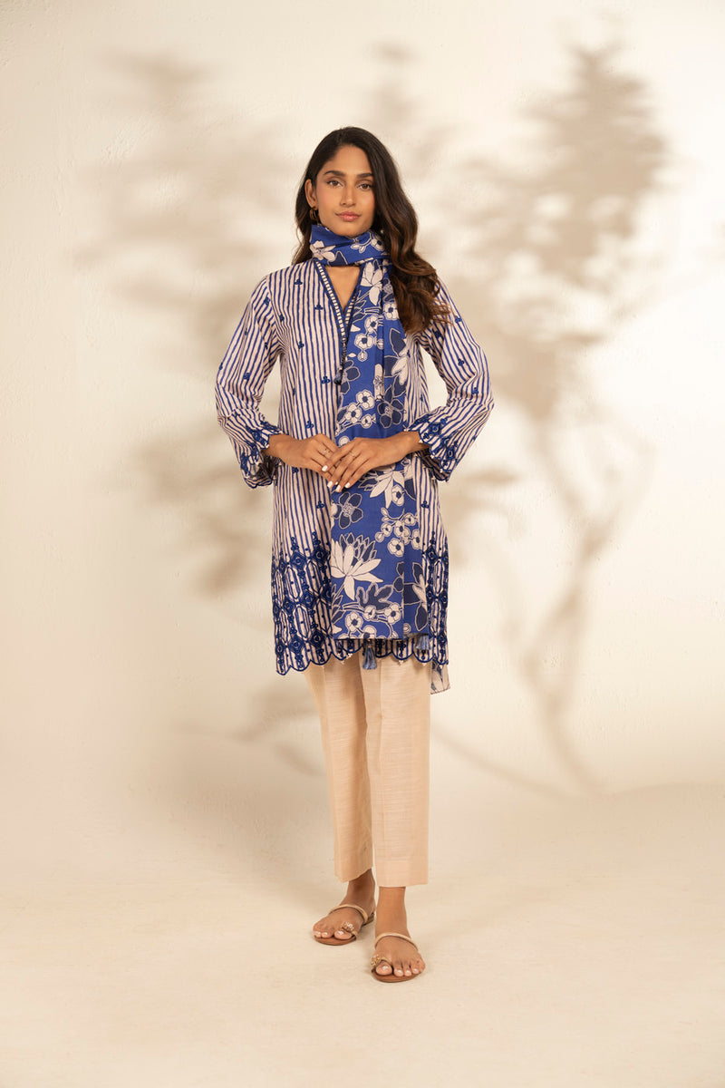 Al Karam | Winter 25 | FW-99-25-1-Blue - Official Al Karam - Agha Fabrics UK