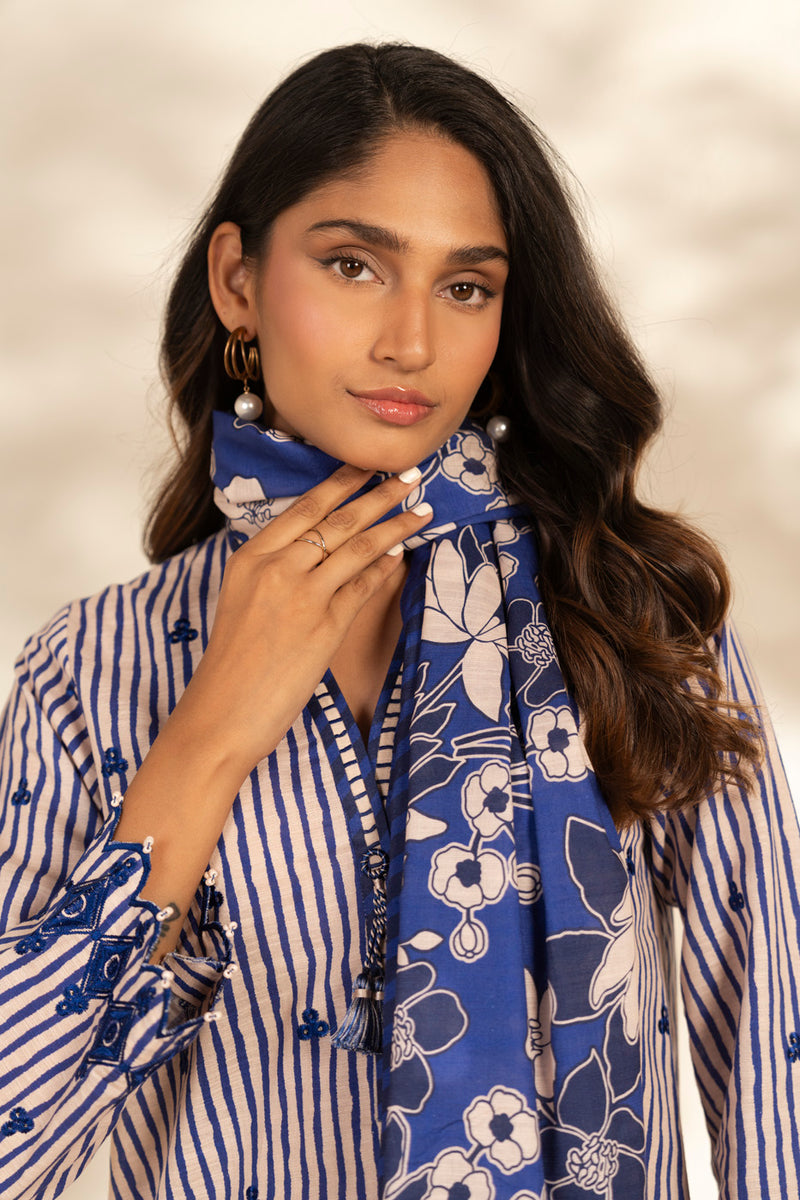 Al Karam | Winter 25 | FW-99-25-1-Blue - Official Al Karam - Agha Fabrics UK