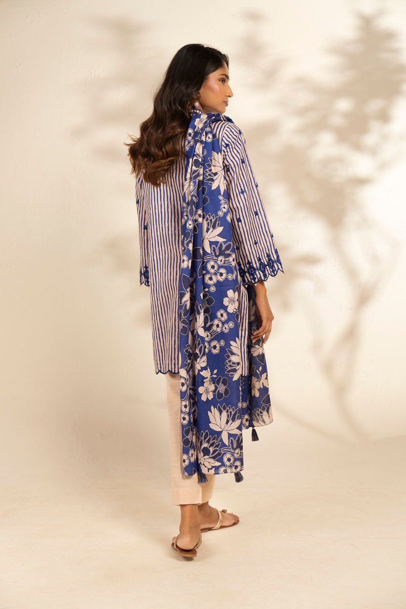 Al Karam | Winter 25 | FW-99-25-1-Blue - Official Al Karam - Agha Fabrics UK
