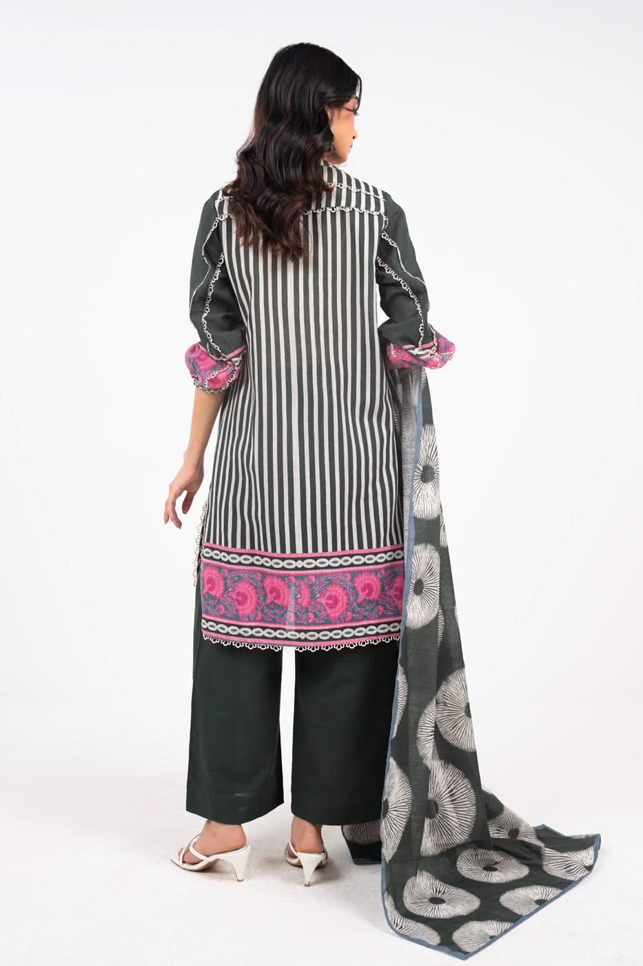 Winter Collection - Al Karam - Unstitched 24 - FW-53-24-BLACK - Official Al Karam - Agha Fabrics UK