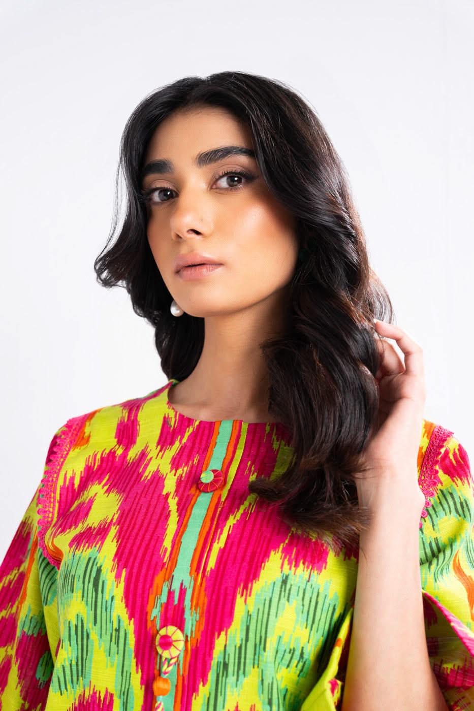 Winter Collection - Al Karam - Unstitched 24 - FW-63-24-F GREEN - Official Al Karam - Agha Fabrics UK