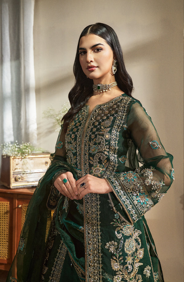 Fabiha Fatima | Reve Royal Luxury Wedding Dresses | EMERALD