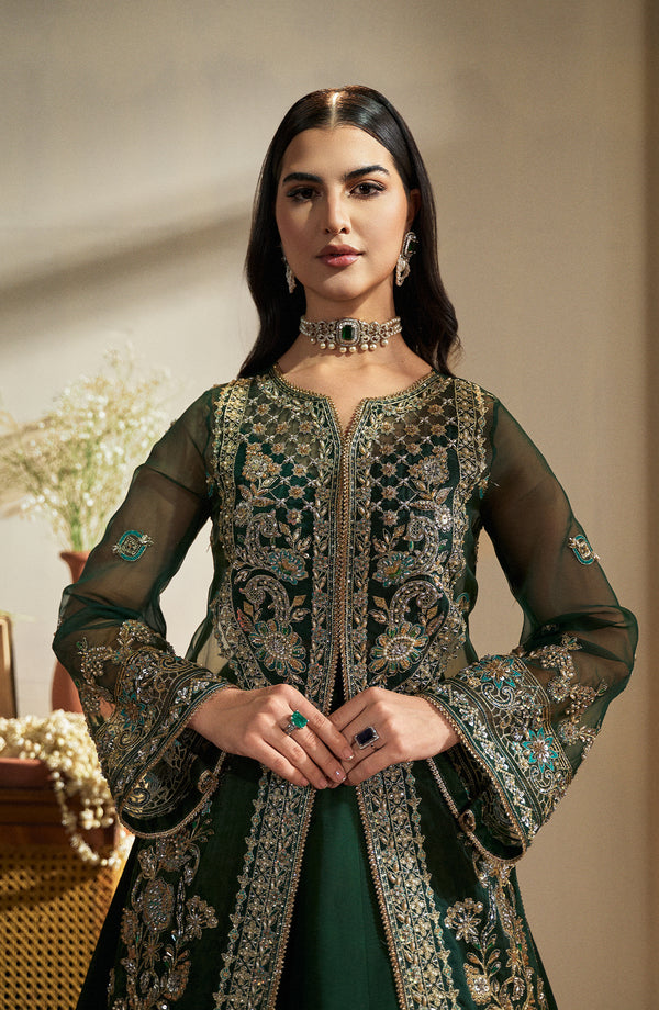 Fabiha Fatima | Reve Royal Luxury Wedding Dresses | EMERALD