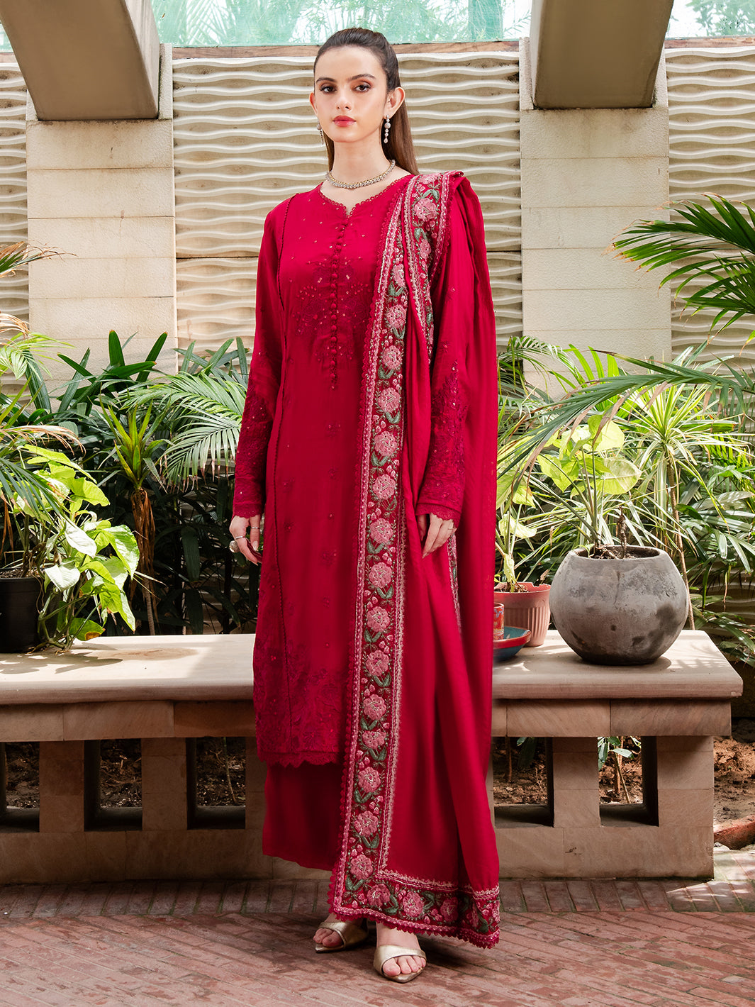 Faiza Faisal | Signature Pret | RUBY - Official Faiza Faisal - Agha Fabrics UK