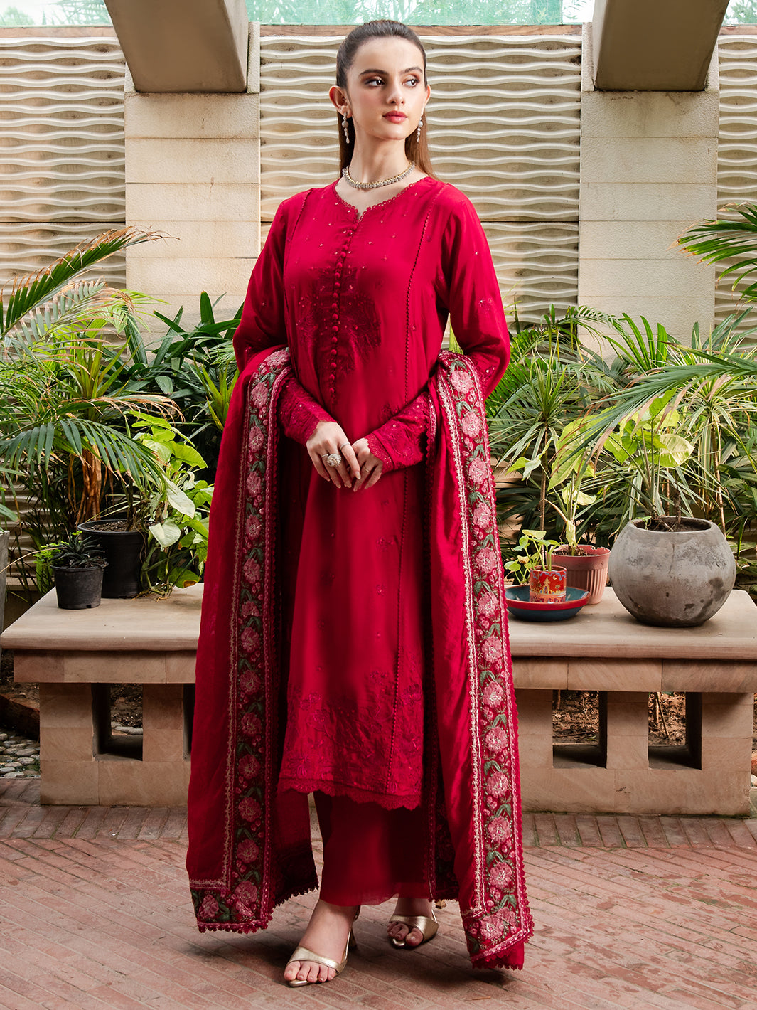 Faiza Faisal | Signature Pret | RUBY - Official Faiza Faisal - Agha Fabrics UK