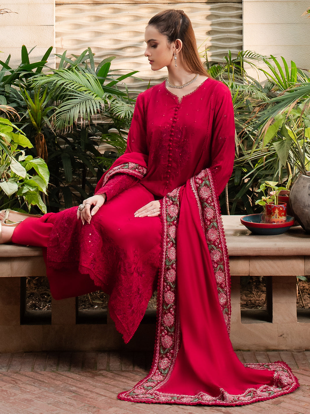 Faiza Faisal | Signature Pret | RUBY - Official Faiza Faisal - Agha Fabrics UK