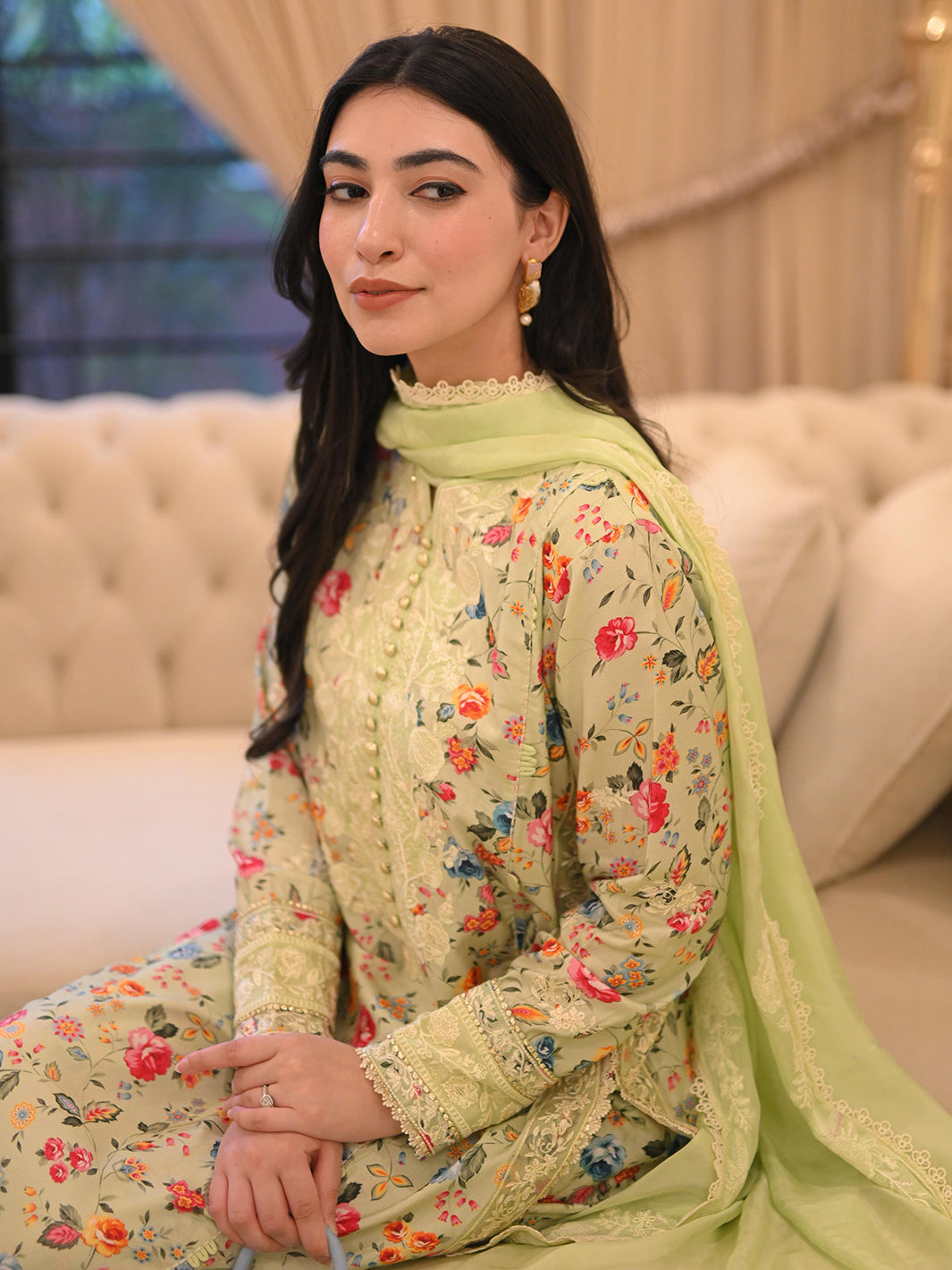 Faiza Faisal | Signature Pret | FLORA - Official Faiza Faisal - Agha Fabrics UK