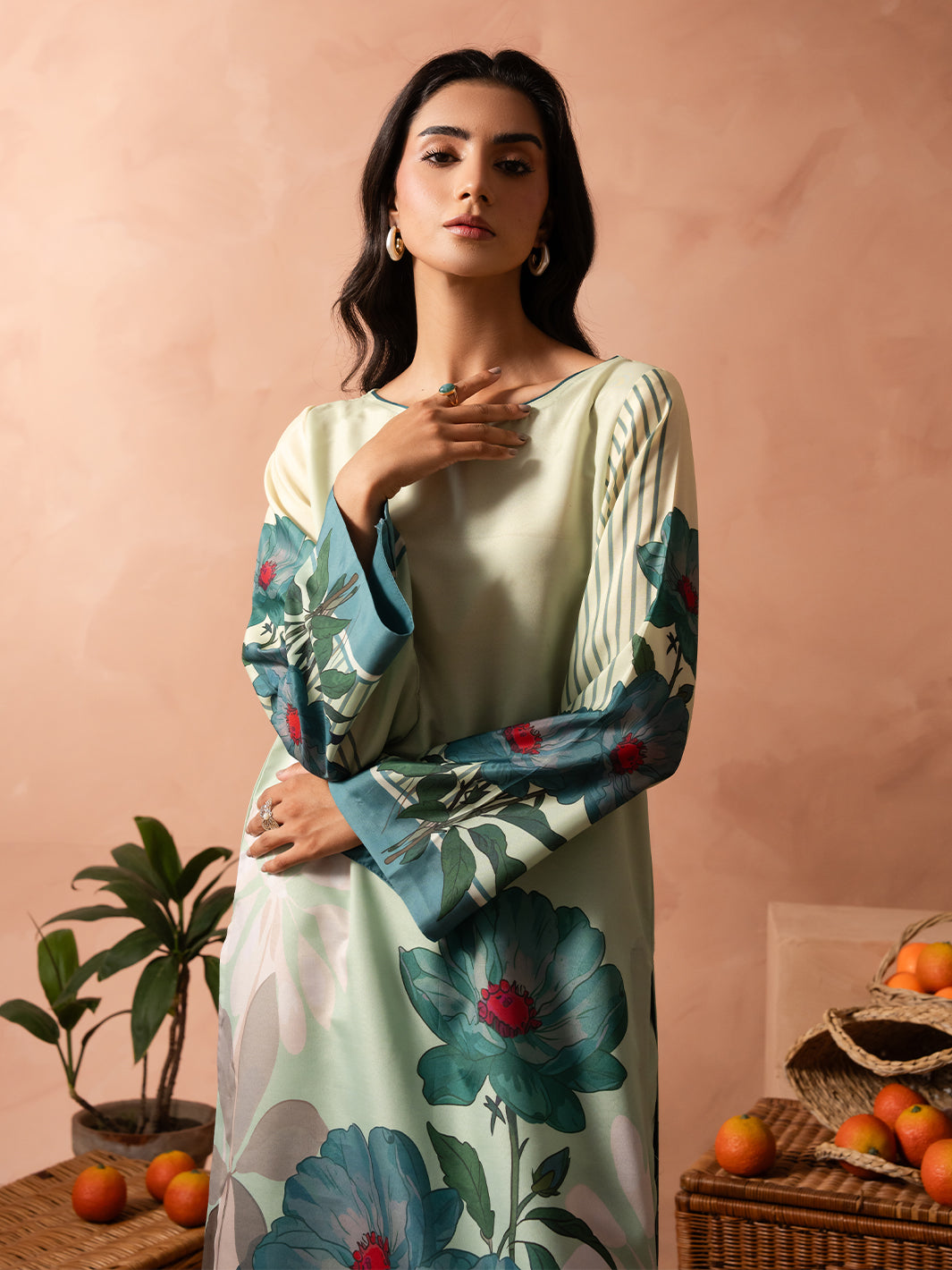 Izel | Sunset street Pret | FLICKER - Official Izel - Agha Fabrics UK