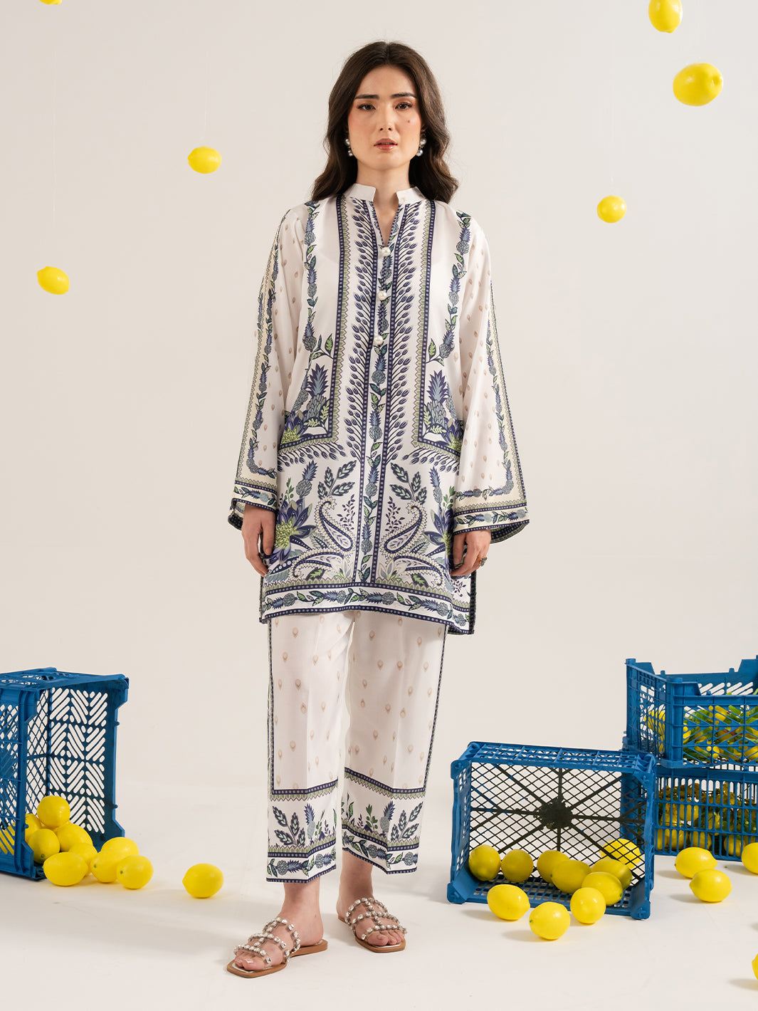 Izel | Sunset street Pret | FLORET - Official Izel - Agha Fabrics UK