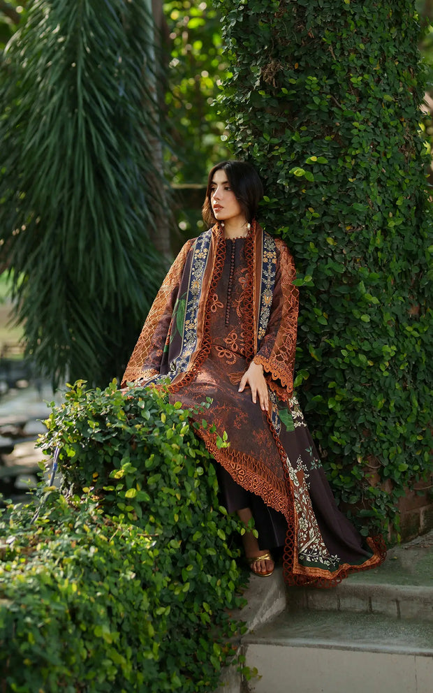 Asifa and Nabeel | Meraki Winter 25 | Forest Calm - Official Asifa and Nabeel - Agha Fabrics UK