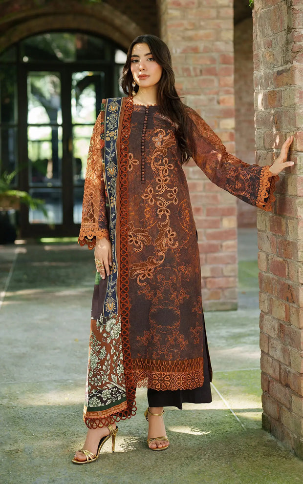 Asifa and Nabeel | Meraki Winter 25 | Forest Calm - Official Asifa and Nabeel - Agha Fabrics UK