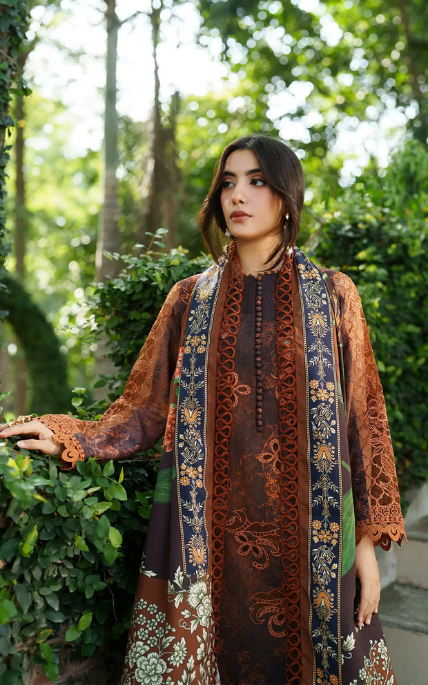 Asifa and Nabeel | Meraki Winter 25 | Forest Calm - Official Asifa and Nabeel - Agha Fabrics UK