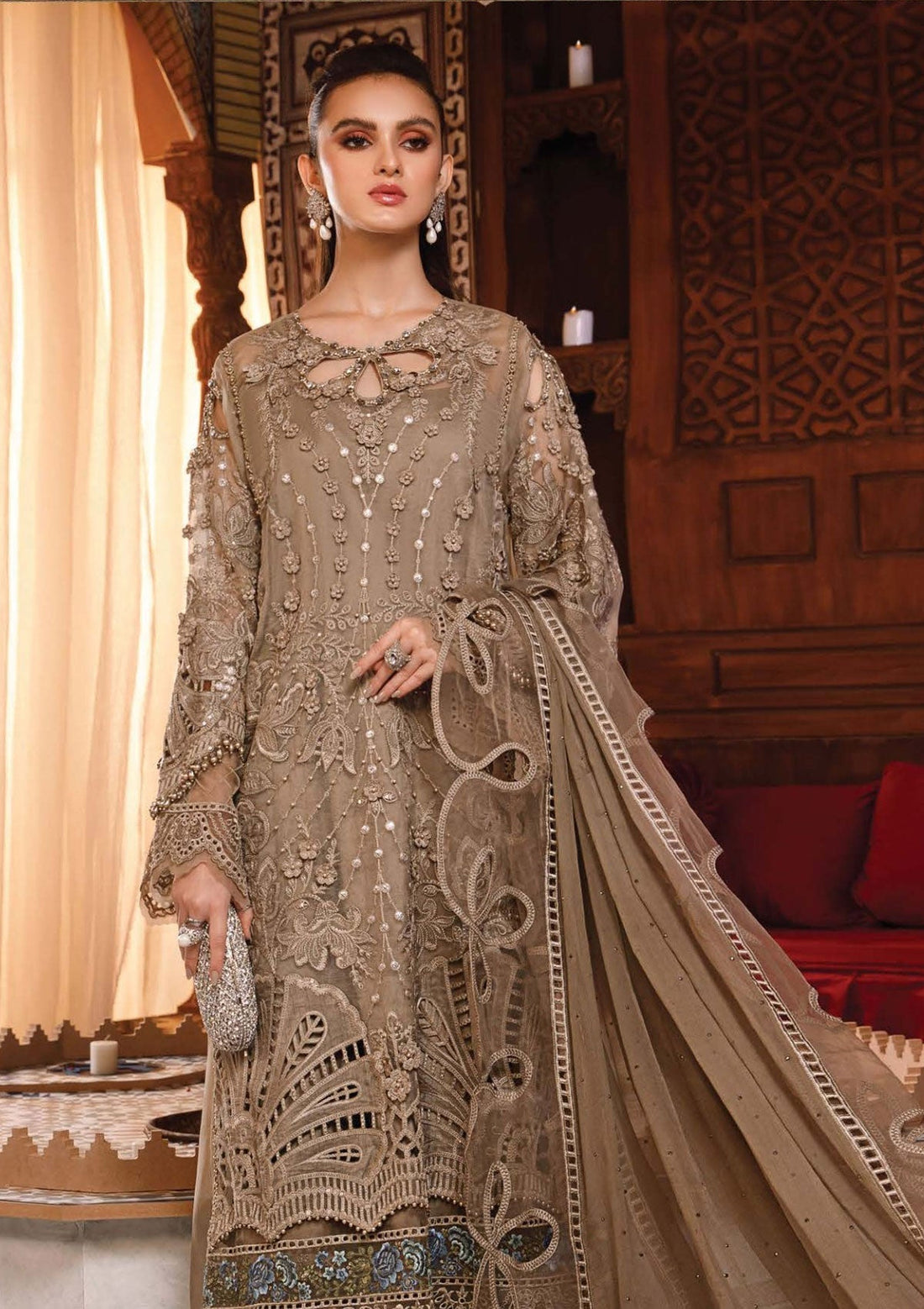 Formal Collection - Maria B - MBROIDERED - Wedding Edition - D#1 - Official Maria B - Agha Fabrics UK