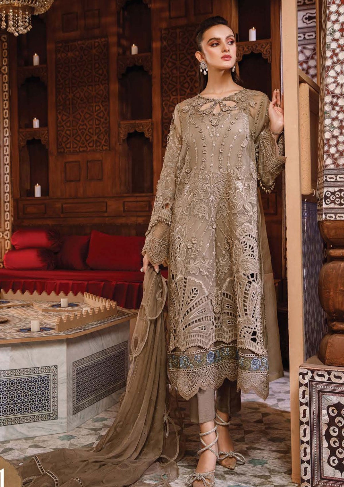 Formal Collection - Maria B - MBROIDERED - Wedding Edition - D#1 - Official Maria B - Agha Fabrics UK