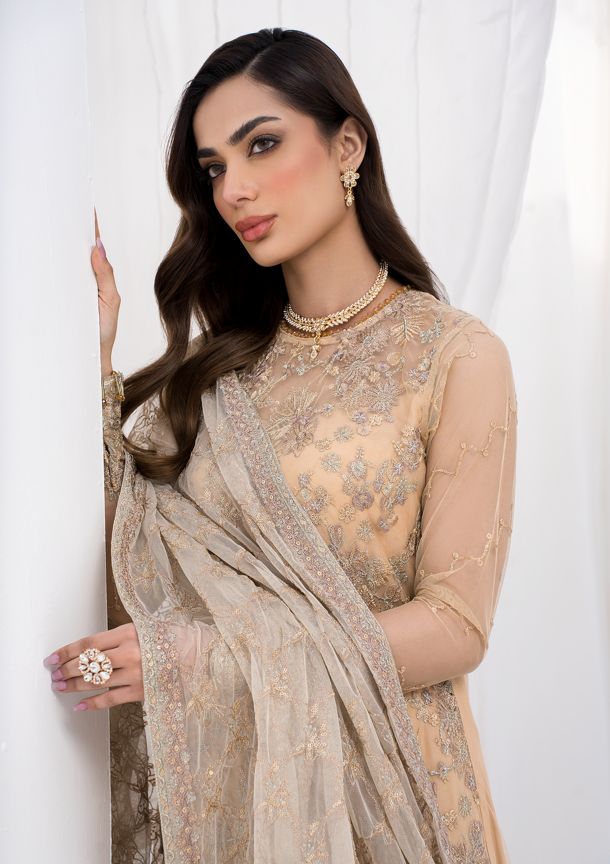 Formal Collection - Zarif - La Celeste - Luxury - ZLC#07 (SAND GLOW)